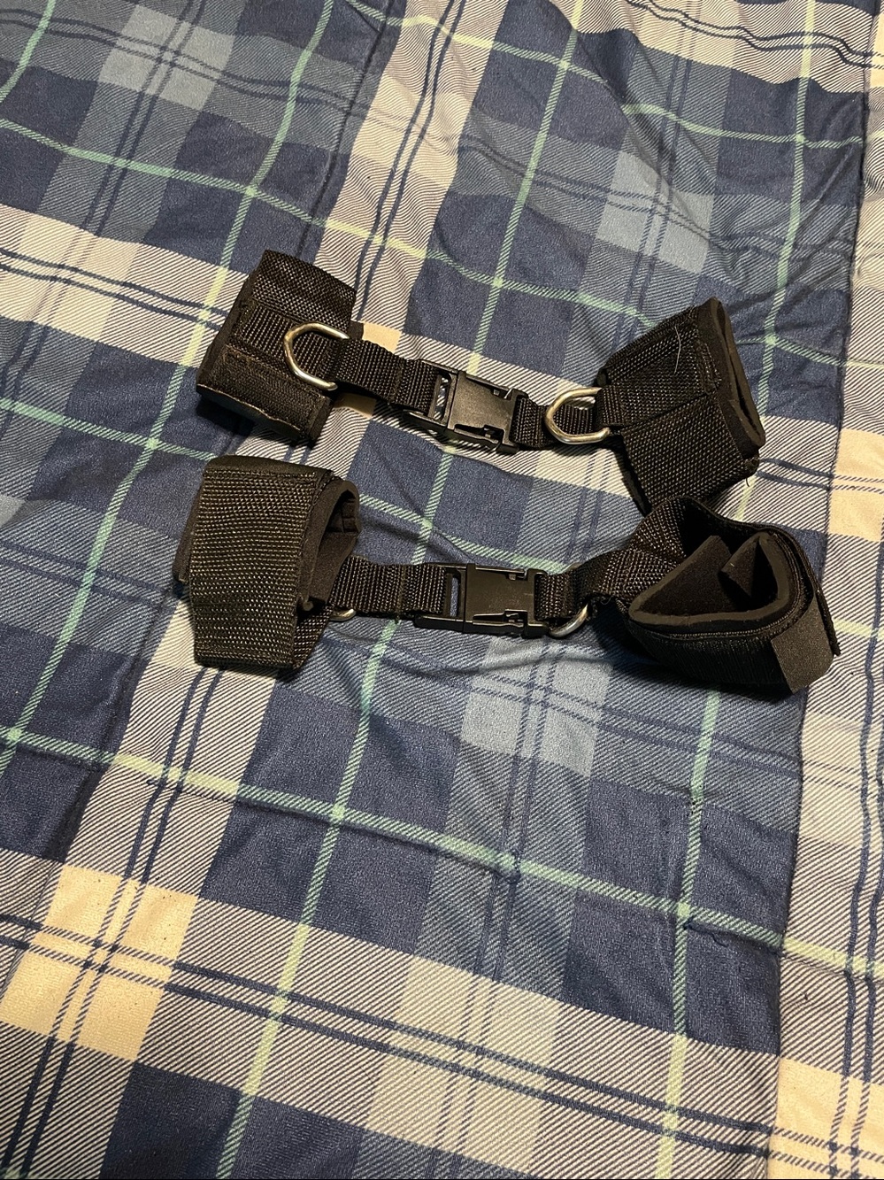 padded Velcro restraints